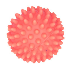 Зооник - Игрушка для собак "Мяч массажный №1" винил,  5,5см розовый
