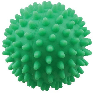 Игрушка для собак "Мяч массажный №1" винил,  5,5см зеленый