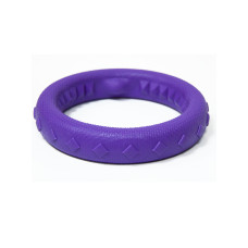 Зооник - Игрушка "Кольцо плавающее" среднее ,17 см,пластикат, фиолетовая 164112-07