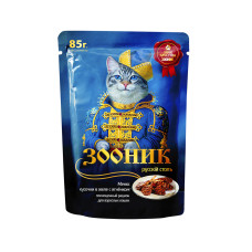 Зооник - Пауч для кошек с ягнёнком в желе