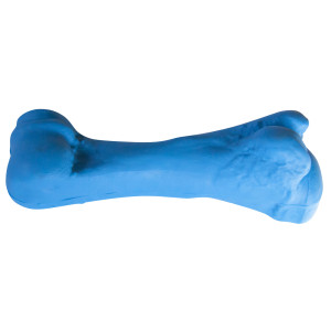 Игрушка "Кость литая средняя", синяя, 15,8см
