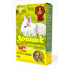 Зооник - Корм для кроликов "С фруктами и овощами"