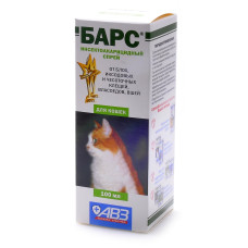 Агроветзащита - Спрей для кошек инсектоакарицидный, Барс, 100 мл
