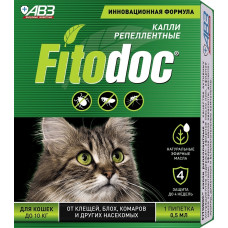 Агроветзащита - FITODOC капли репеллентные для кошек