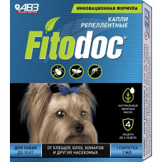 Агроветзащита - FITODOC капли репеллентные для собак до 10 кг