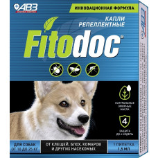 Агроветзащита - FITODOC капли репеллентные для собак от 10 до 25 кг