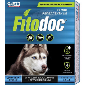 Агроветзащита - FITODOC капли репеллентные для собак от 25 кг