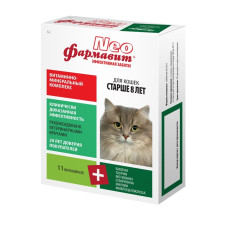 Астрафарм - "Фармавит NEO" витамины для кошек старше 8 лет,60 таб.