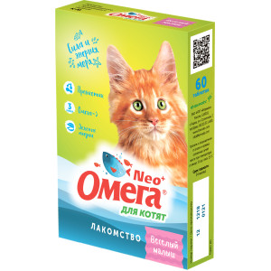 Астрафарм - Омега Neo +  Мультивитаминное лакомство для котят с пребиотиком и таурином