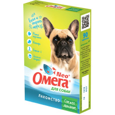 Астрафарм - Омега Neo +  Мультивитаминное лакомство для собак с мятой и имбирем