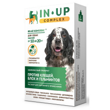 Астрафарм - ИН-АП комплекс для собак массой от 10 до 20 кг против блох, клещей, вшей, власоедов и гельминтов
