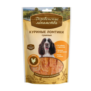 Куриные ломтики сушеные