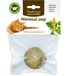 Деревенские лакомства - Игрушка-лакомство для кошек мятный шар