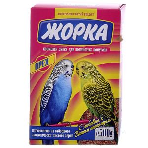 Жорка - Корм для волнистых попугаев с орехами (коробка)