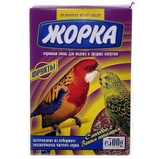 Жорка - Для мелких и средних попугаев с фруктами (коробка)