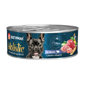 Зоогурман - Консервы для собак "holistic" ягнёнок с рисом и овощами