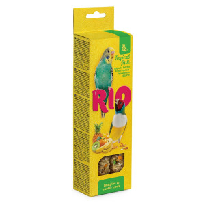 Рио - Палочки для волнистых попугайчиков и экзотов с тропическими фруктами, 2х40 г