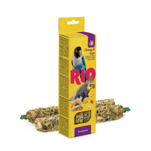 Рио - Палочки для средних попугаев с медом и орехами, 2х75 г