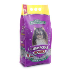 Сибирская кошка - Экстра комкующийся наполнитель для длинношерстных кошек 5л